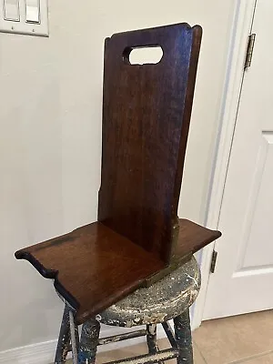 Beautiful Antique Arts And Crafts Oak Bottle Carrier Book Stand  • $179.99