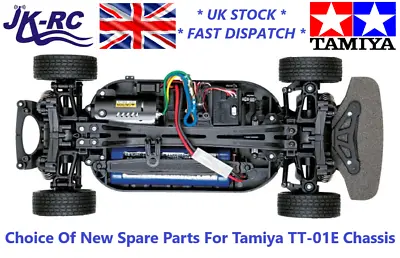 *CHOICE* Of New Genuine Spare Parts For Tamiya 'TT-01E 1/10 Chassis TT01 Type E' • £6.99
