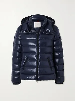 Pre-owned $870 Authentic MONCLER Bady Kids Navy Blue Down Puffer Jacket Sz 10 • $550