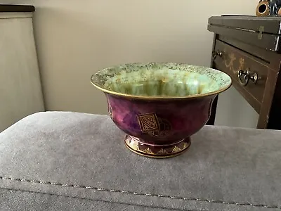 Antique Wedgwood Fairyland Lustre Bowl C.1920 Mark Z4827 • £225