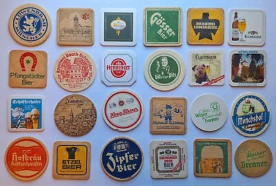 Vintage German Beer Coasters. Lot Of 24 • $18