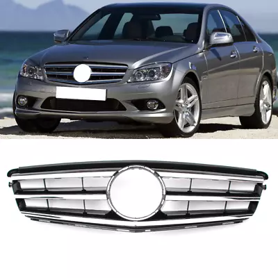  Black Sport Grille For 2008-14 Mercedes Benz W204 C-Class C250 C300 C350 Grill • $54.75