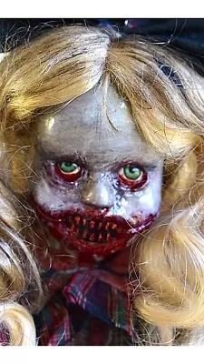 Creepy Strange Demon Doll Disturbing Bloody Gore Ooak Scary Collectible Bizarre • $60