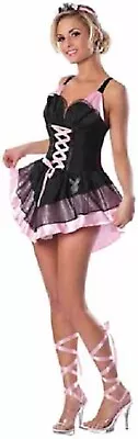 Ballerina Bunny Rabbit Black Pink Playboy Fancy Dress Up Halloween Adult Costume • $49.95