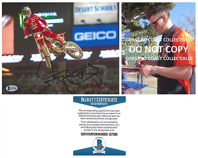 Ryan Dungey Supercross Motocross Signed 8x10 Photo Proof Beckett COA Autograph • $109.99