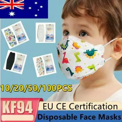 10/20/50/100XKid KF94 Disposable Surgical Face Mask Child Children Mask FFP2 • $9.99