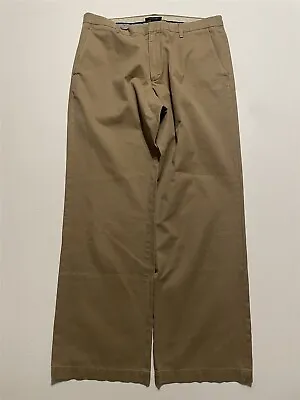 VTG Banana Republic 36 X 34 Relaxed Fit Dawson Khaki 100% Cotton Twill Chinos • $24.69