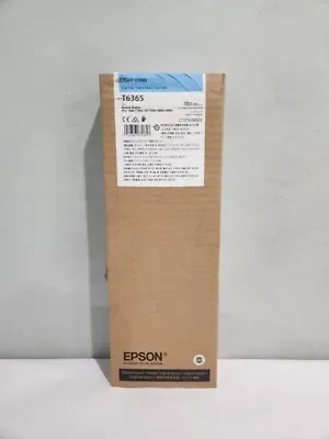 Epson T6365 Light Cyan 700ml Ink Cartridge EXP 2021 07 03 • $49.99