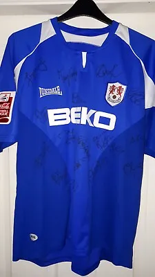 Millwall Football Shirt XL Signed Lonsdale Beko Rose 27 • £79.98