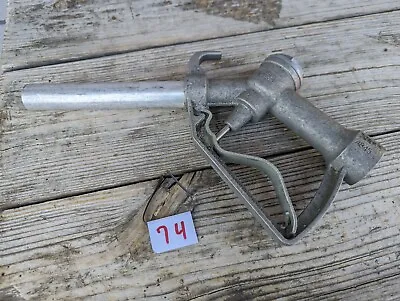 Emco Wheaton Gas Pump Nozzle Vintage Classic FUEL Pump Handle ALUMINUM 74 • $45