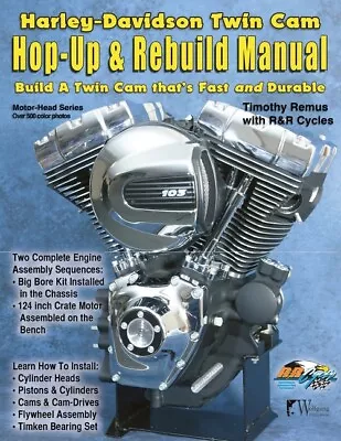 Harley-Davidson Twin Cam: Hop-Up & Rebuild Manual • $32.07