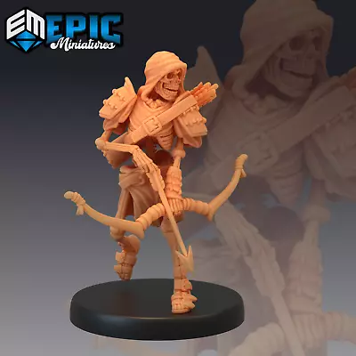 £4.99 • Buy 6K Resin 32mm Epic Miniatures Skeleton Ranger (Medium) For D&D, Role-Play
