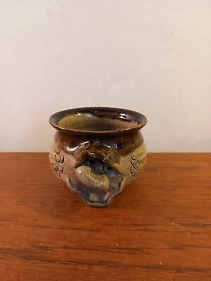 Pretty Ugly Pottery Ugly Face Pot/salt Wales Uk • £14