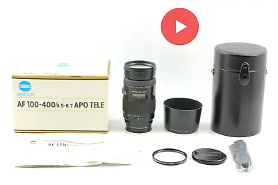 【 NEAR MINT 】Minolta AF APO TELE 100-400mm F/4.5-6.7 Lens For Sony A From JAPAN • $229.99