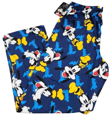 Disney Men's Mickey Mouse & Goofy Comfy Lounge Jogger Pants! • $19.99