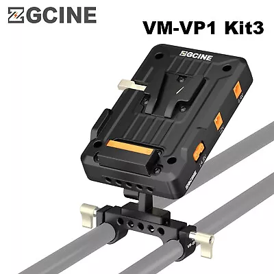 ZGCINE VM-VP1 Kit3 V-Mount Battery Plate Support USB-C PD/DC/D-TAP/USB-A Output • $89