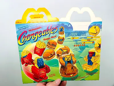 Vtg 1987 McDonald's Changeables Toy Happy Meal BOX ONLY Transformers • $19.99