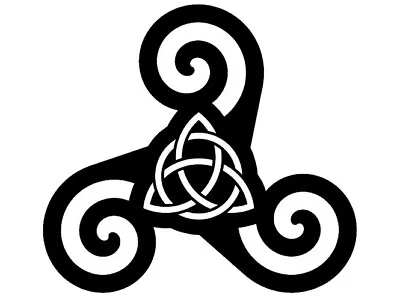 Triskele Wiccan Pagan Celtic Symbol Decal Sticker Car/van/laptop/window/door/ • £2.99