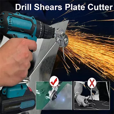 Electric Drill Shears Plate Cutter Metal Sheet Cutter Nibbler Saw Cutting Tool • $6.99