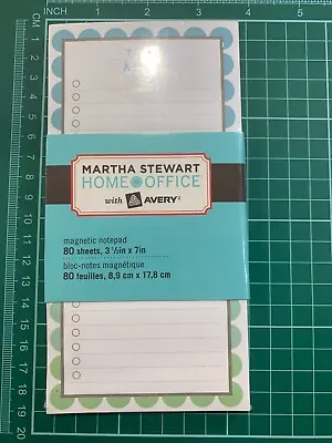 Martha Stewart Home Office Magnetic Notepad 80 Sheets  • $13.95