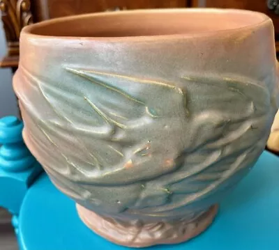 Nelson NM McCoy Pottery Planters Vintage Swallows Jardiniere 1935 • $74
