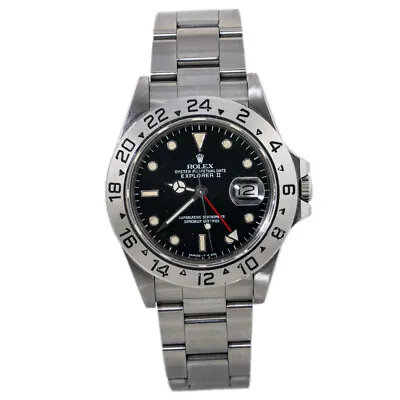 Rolex Explorer II 16550 Vintage Spider Rail Dial Automatic Watch 40MM • $8995