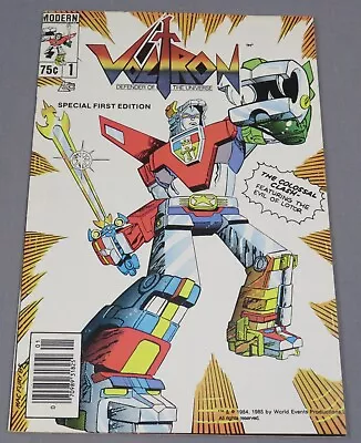 VOLTRON #1 (Newsstand Variant First Appearance) Modern Comics 1985 • $39.99