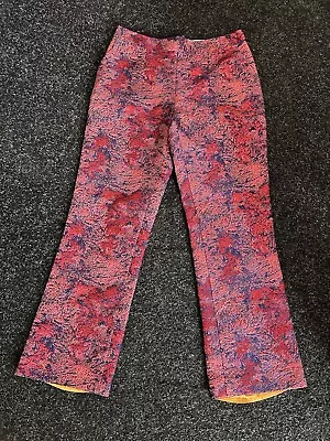 Osman London Designer Trousers Size 10 New Jacquard Woven • £49.99