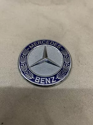 Mercedes-Benz OEM 2007 Blue Front Hood Emblem Badge Nameplate 129 888 01 16 • $14.65