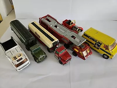 Matchbox Superkings Job Lot. Michelin Texaco Martini Fire Army Transporter • £12