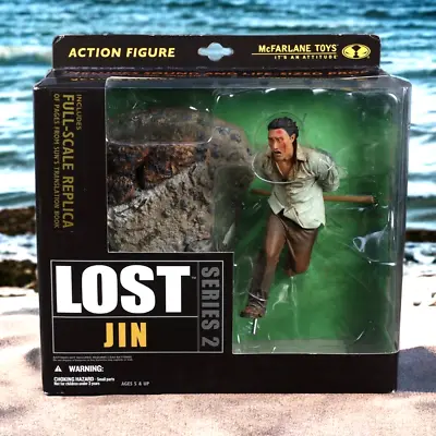 LOST Jin Series 2 Action Figure McFarlane Toys Daniel Dae Kim 2007 Sealed • $59.98
