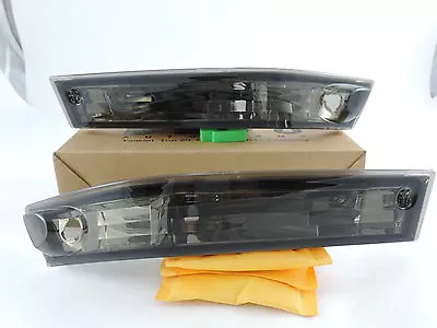 Smoke Bumper Turn Signal Lights Lamp For 97-99 NISSAN SILVIA S14 200SX F141 • $59