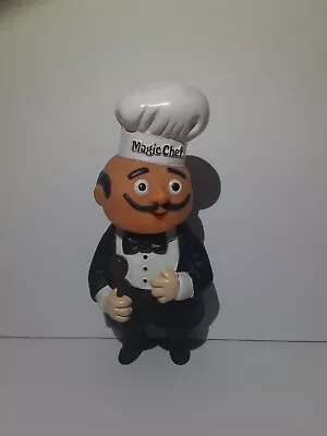 VINTAGE Magic Chef Doll Coin Piggy Bank Advertising Promo 7” Vinyl Figure  • $3