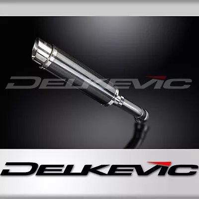 BMW K1300S 2009-2016 Delkevic Slip On 14  Round Carbon Exhaust Muffler Kit • $344.99