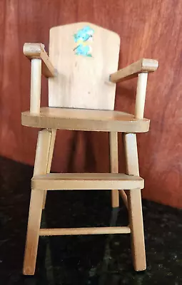 Vintage 1950 Strombecker High Chair Furniture - For 8  Doll • $11.99