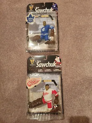 McFarlane NHL LEGENDS 8 Terry Sawchuk Reg. And Variant Figures • $95.11