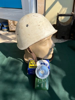 $45 • Buy Bulgarian Army Steel Helmet Model М-72 Snow Camouflage