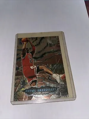 Michael Jordan 1996 1997 Fleer Metal 🔥 🔥 Metal Shredders Basketball Card • $49.99