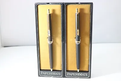 $66.97 • Buy Vintage Paper Mate Profile Matt Finish Ballpoint Pens, 2 Different Colours