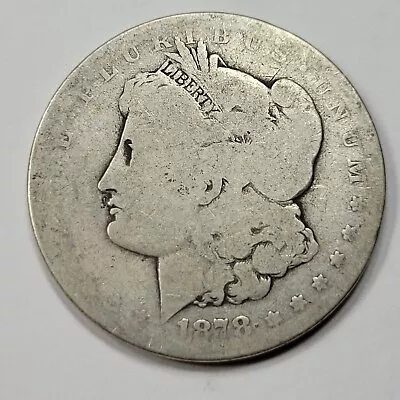 1878 CC $1 Morgan Silver Dollar Carson City FIRST YEAR Circulated Silver *F810 • $99