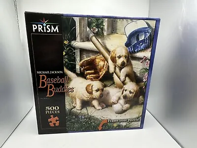 Prism Michael Jackson Baseball Buddies 500 Piece Jigsaw Puzzle Puppies Sealed • $9.99