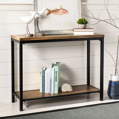 SAFAVIEH Dennis Console Table | Oak | • $158.95