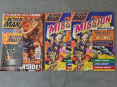 Vintage Action Man Hasbro Magazines X3  • £5.99