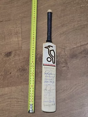 Signed Queensland Players Kookaburra Mini Bat • $5