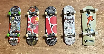 Tech Deck Lot Of 5 Mini Skateboards Finger Boards - Thrashed Sheckler Tony Mag • $19.99