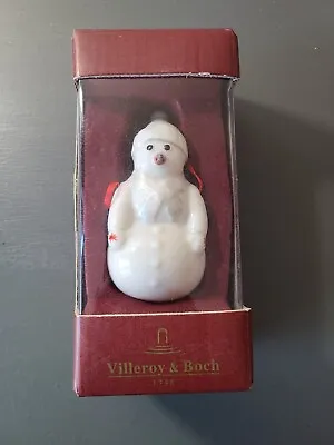 Villeroy & Boch 1748 Christmas Tree Decorations Snowman Ornament  • $10.50