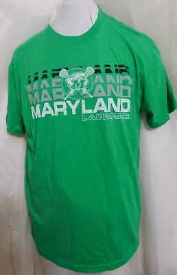 Maryland Lacrosse T-Shirt Adult 38  Chest NCAA University New W/tag • $14.36