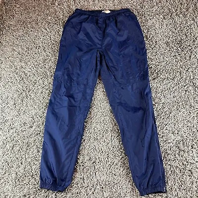 Vintage 90s Nike Track Pants Mens Extra Large XL Blue Ankle Zip Hip Hop Sports • $30