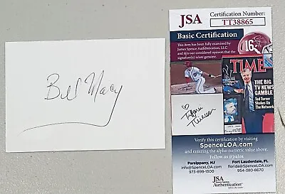 Bill Macy Signed Autographed 3 X 4.25 Card JSA Certified Maude • $59.95