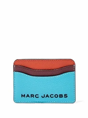 Marc Jacobs The Bold Colourblock Card Case Dusty Turquoise • $69